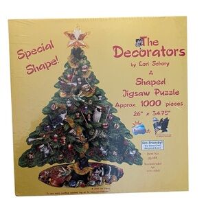 SunsOut The Decorators 1000 Piece Puzzle Christmas Cats by Lori Schory NEW